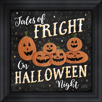 Framed Haunted Halloween VII Print