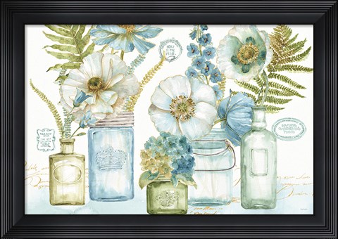 Framed My Greenhouse Bouquet I Print
