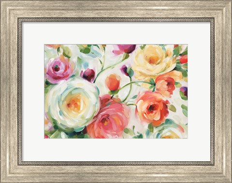 Framed Florabundance I Print