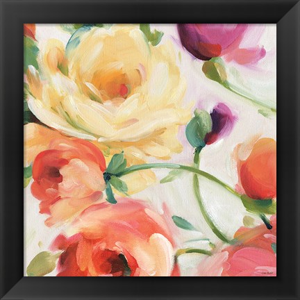 Framed Florabundance III Print