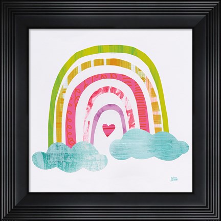 Framed Unicorn Magic VII Sq Print
