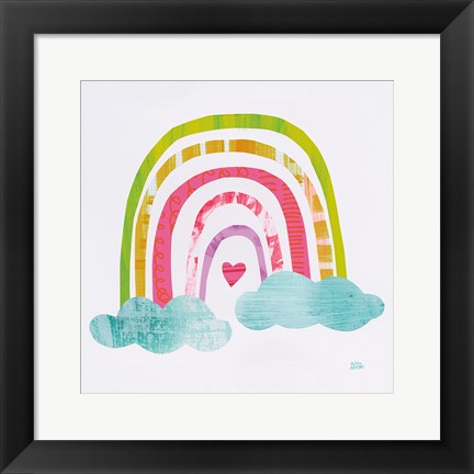 Framed Unicorn Magic VII Sq Print