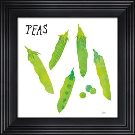 Framed Kitchen Garden III Print
