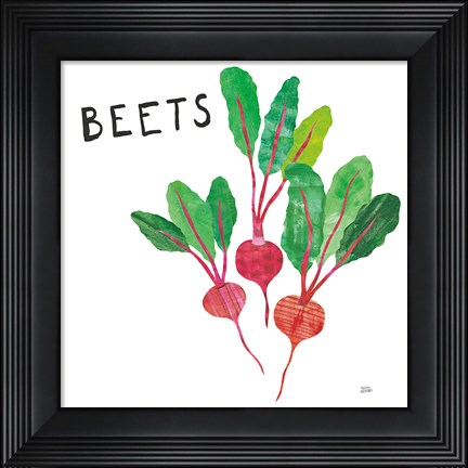 Framed Kitchen Garden V Print