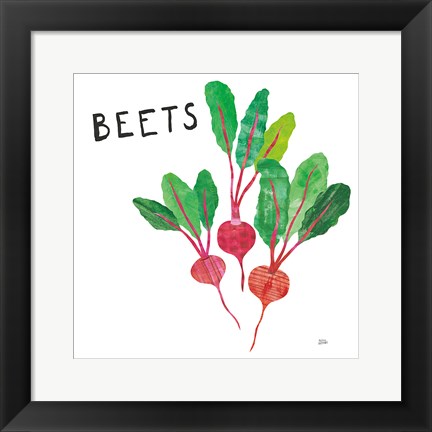 Framed Kitchen Garden V Print