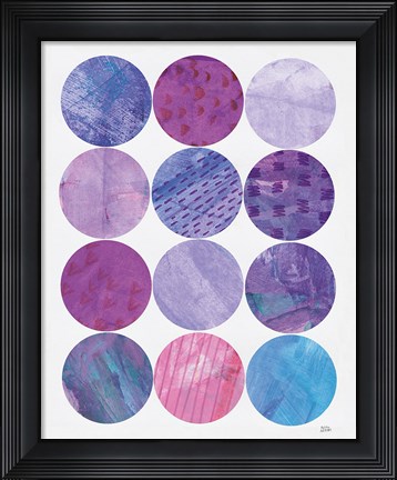 Framed Kitchen Garden Dots II Print