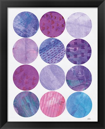 Framed Kitchen Garden Dots II Print