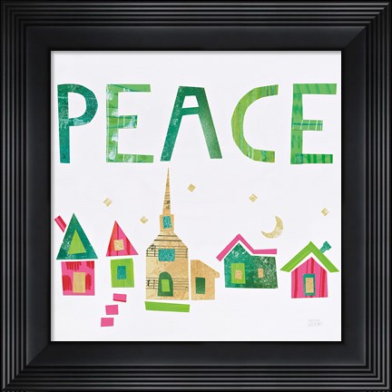 Framed Christmas Collage IV Print