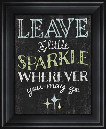Framed Winsome Words IV Print