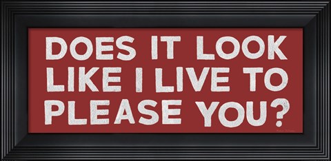 Framed Boys Sign I Print