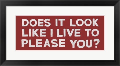 Framed Boys Sign I Print