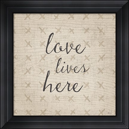 Framed Country Collage VIII Print