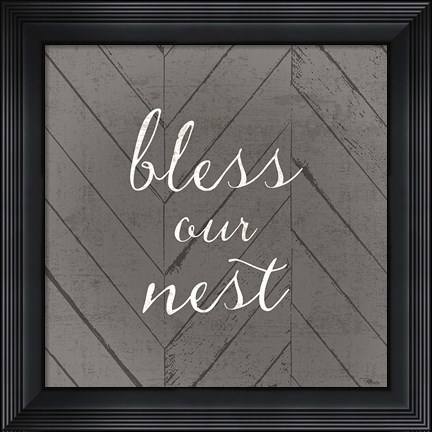 Framed Country Collage VI Print
