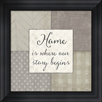 Framed Country Collage IV Print