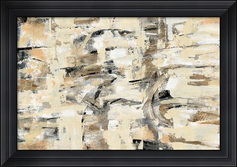 Framed Tone on Tone Print