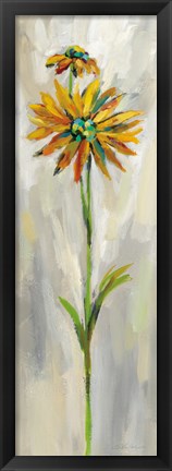 Framed Single Stem Flower III Print