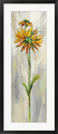 Framed Single Stem Flower III Print