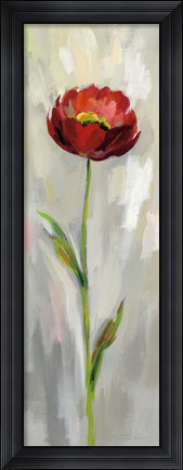 Framed Single Stem Flower II Print