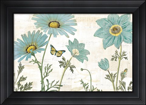 Framed Bloemen Boek I Print