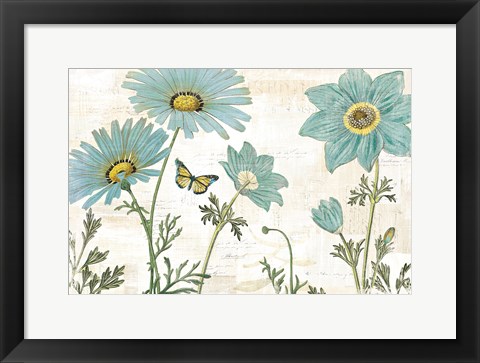 Framed Bloemen Boek I Print