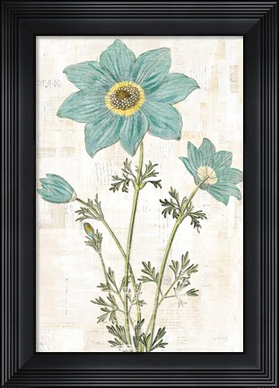 Framed Bloemen Boek VII Print