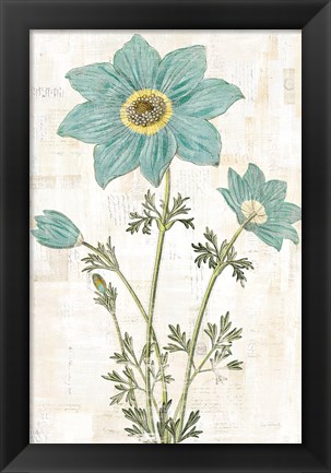 Framed Bloemen Boek VII Print