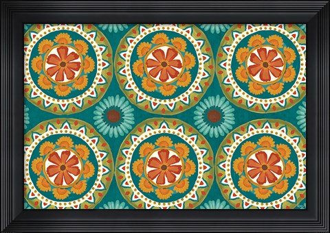 Framed Flourish V Print