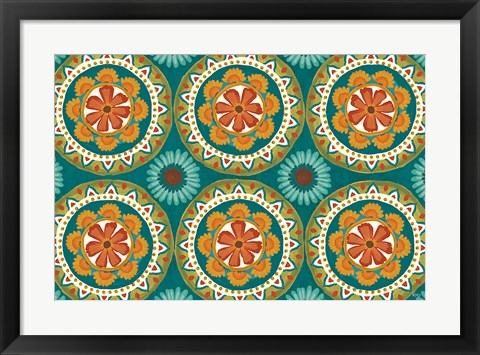 Framed Flourish V Print