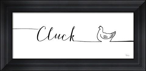 Framed Underlined Farm IV Print