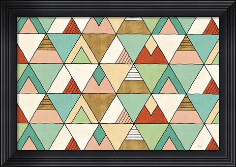 Framed Southwest Geo X Print