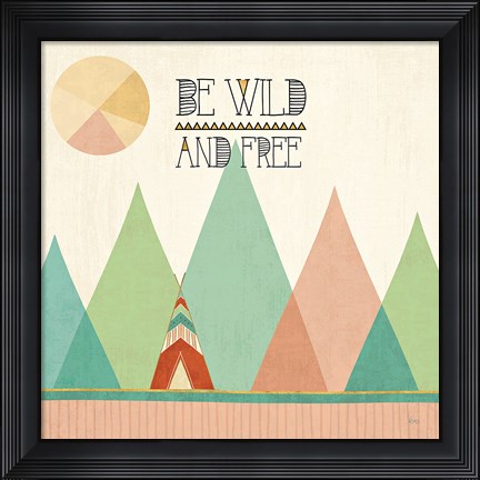 Framed Southwest Geo II Print