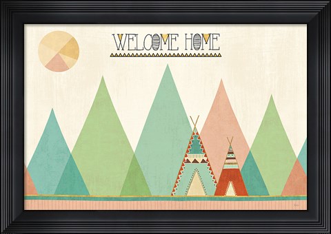 Framed Southwest Geo I Print