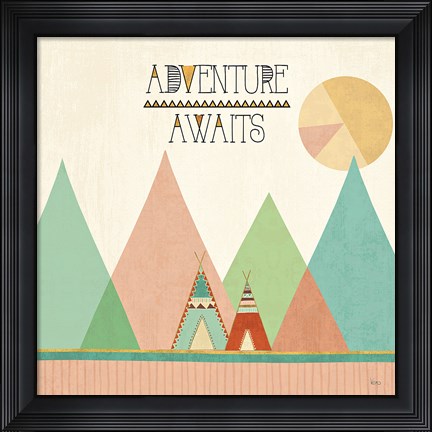 Framed Southwest Geo III Print
