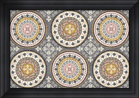 Framed Romance in Paris III Print