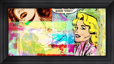 Framed Thank You and Good Night Print