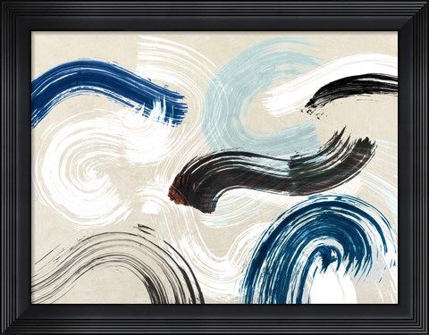 Framed Waves Print