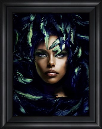 Framed Shimmering Goddess Print