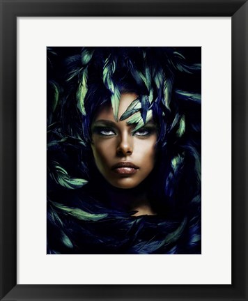 Framed Shimmering Goddess Print