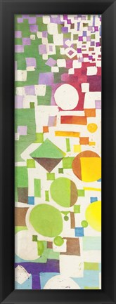 Framed Multicolor Pattern II Print