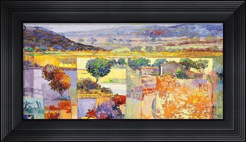 Framed Peasaggio Italiano Print