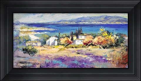 Framed Costa Mediterranea (detail) Print