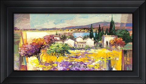 Framed Estate Mediterranea (detail) Print