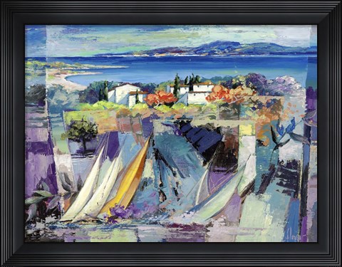 Framed Racconto Mediterraneo Print