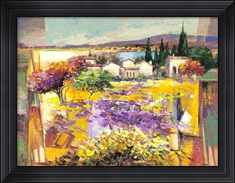 Framed Estate Mediterranea Print