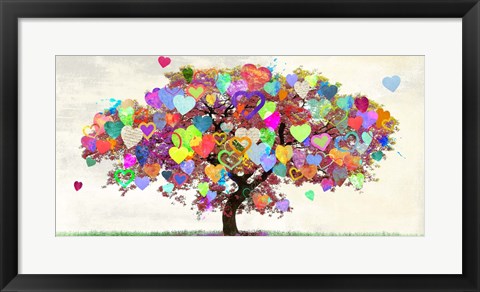 Framed Tree of Love Print