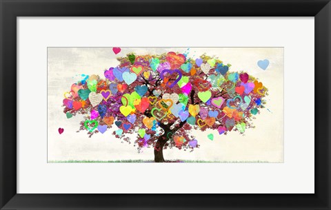 Framed Tree of Love Print