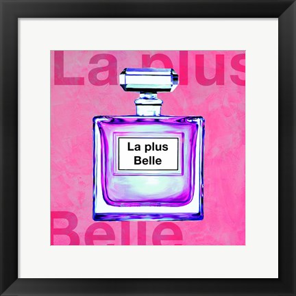 Framed La Plus Belle Print