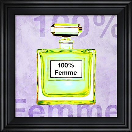 Framed 100% Femme Print
