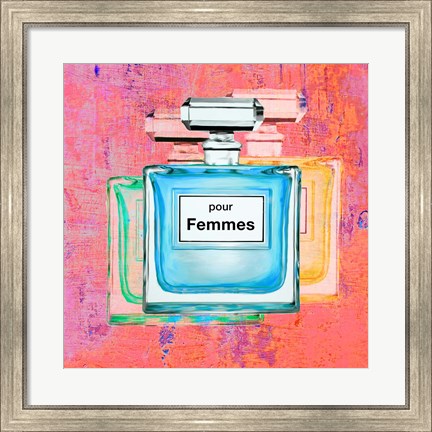 Framed Pour Femmes III Print
