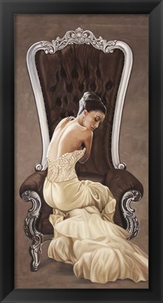 Framed Beautiful Queen I Print